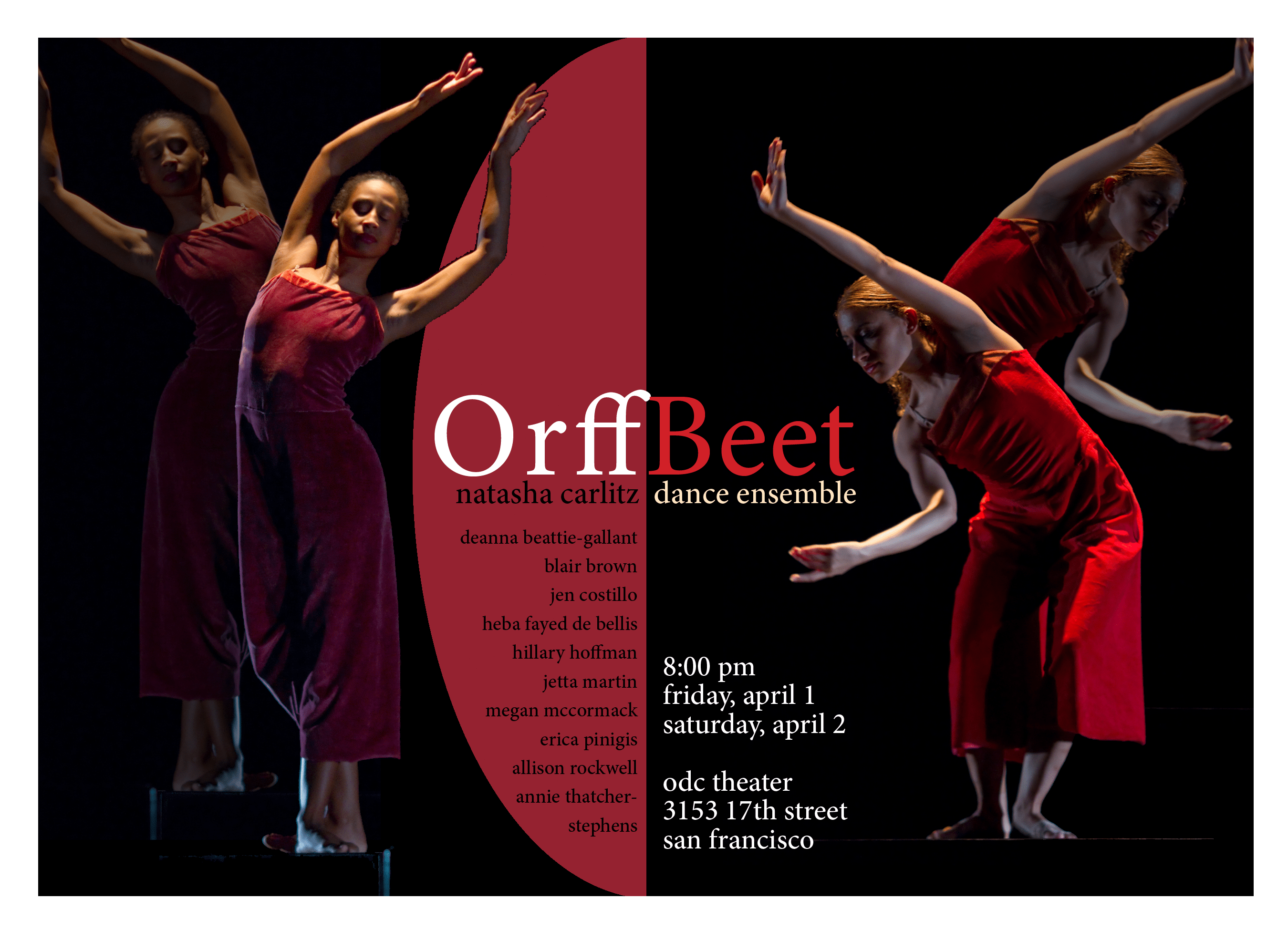 images from dance show Orff Beet